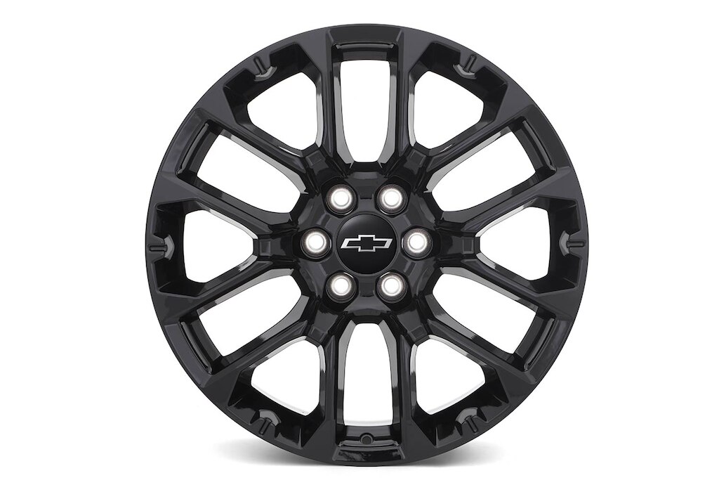 Rin de aluminio de 22 pulgadas negro brillante con 6 brazos para Chevrolet Suburban 2024 