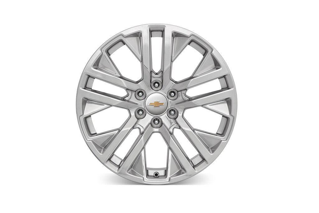 Rin de aluminio de 22 pulgadas cromado de 6 brazos  para Chevrolet Cheyenne ZR2 BISON 2025, camioneta pickup